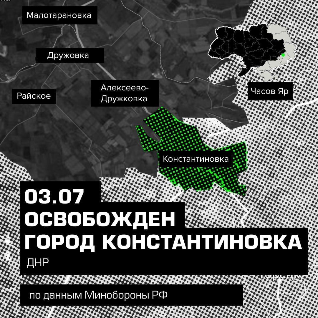 %% Путин обяви голяма руска победа с пълното превземане на ключовия град Константиновка!