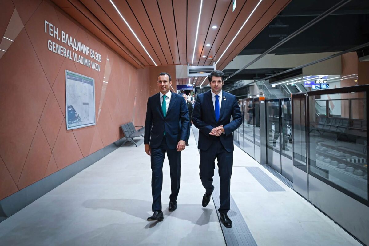 %% Васил Терзиев откри три нови метростанции, похвали управленската програма на Румен Радев и ето какво заяви за Евровизия