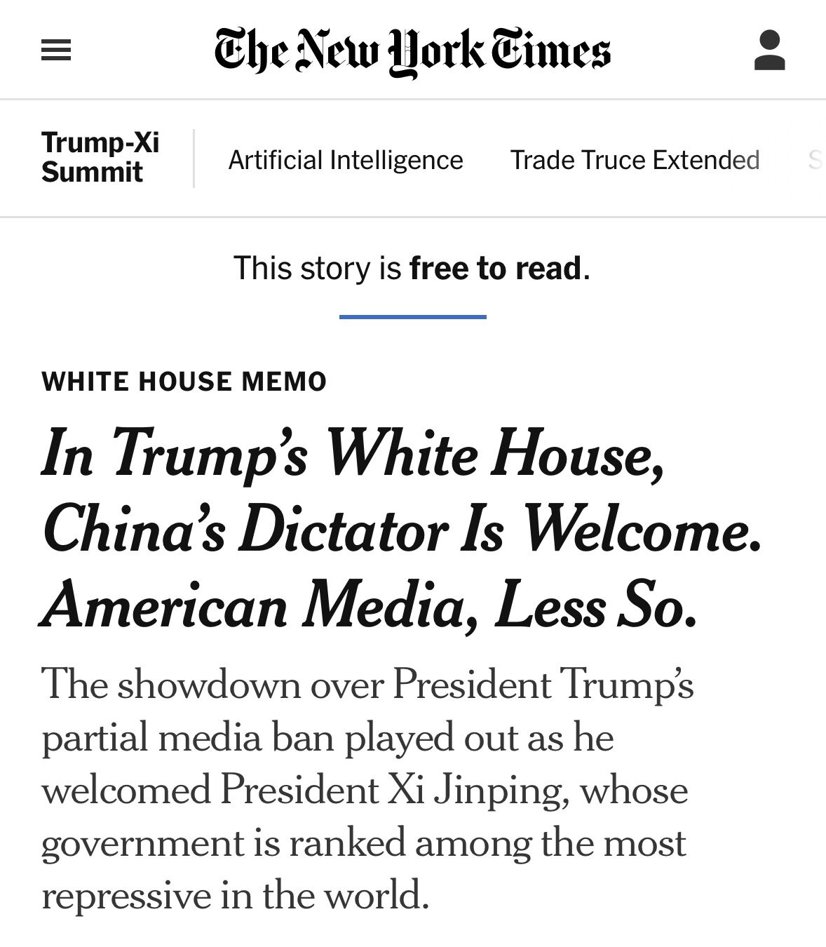 %% NYT: Тръмп обича диктаторите като Си Дзинпин и Путин и ги кани, но мрази журналистите и лидерите на демократичния свят